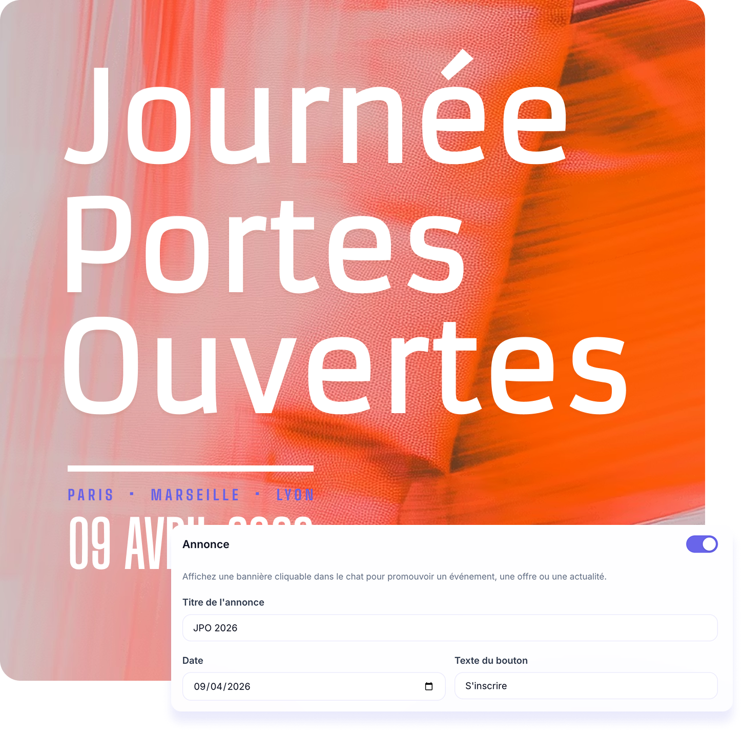 Gestion événements
